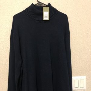 goodfellow xavier navy turtleneck sweater